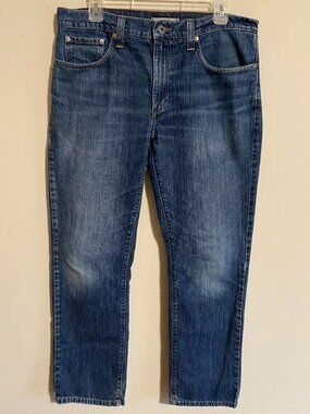L.L. Bean Jeans Men's 34x30 Blue Standard Fit 1912 Denim Straight Leg Casual